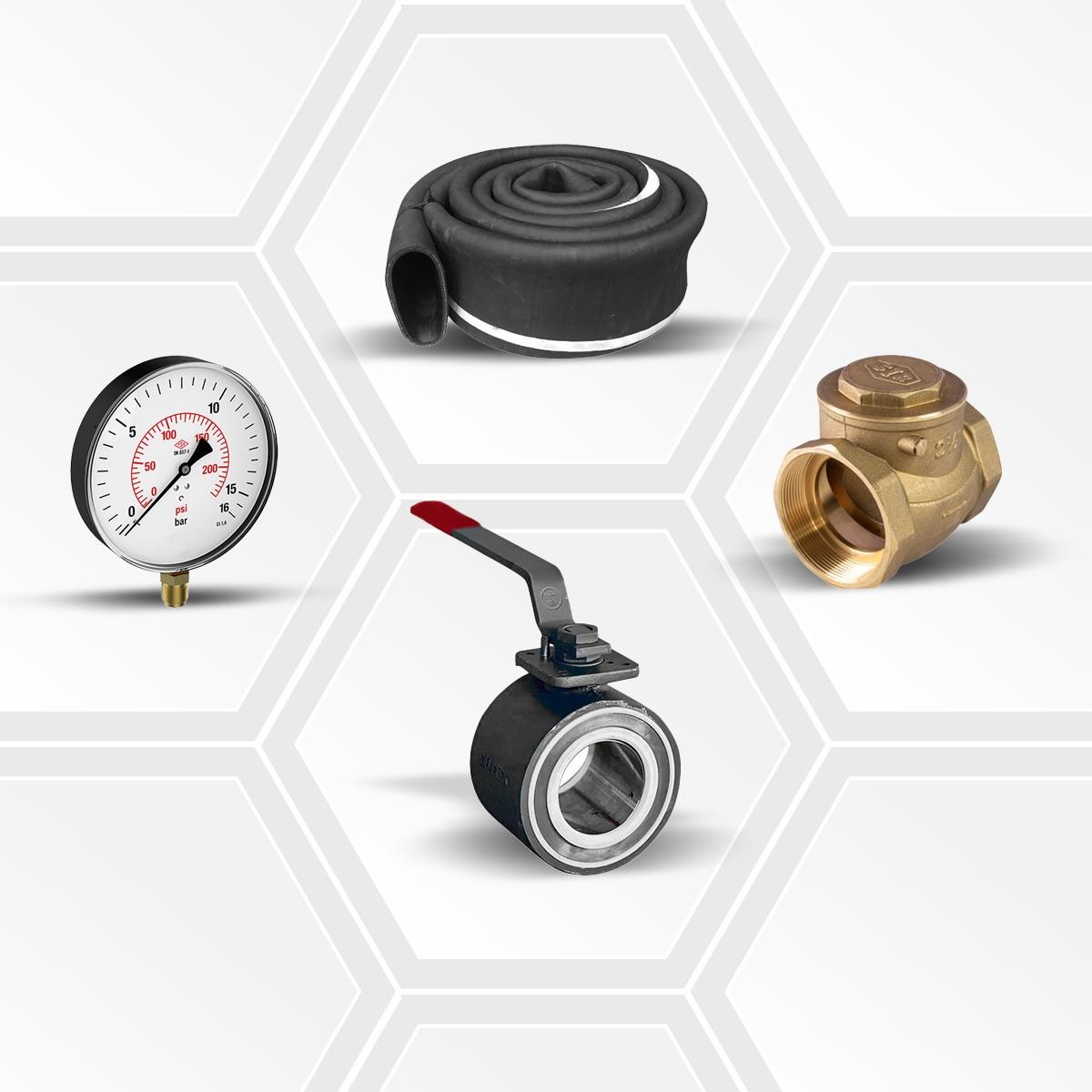 Piezas de repuesto para semirremolques de cisternas de cemento